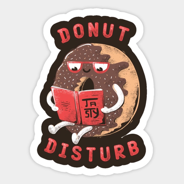 Donut Disturb Sticker by Tobe_Fonseca